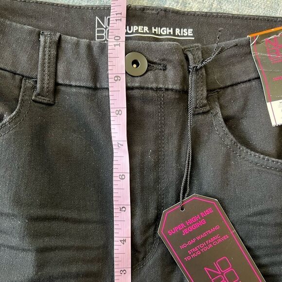 NWT! No Boundaries Black Super High Rise Jegging Curvy For Every Body Size 9 - Picture 7 of 8